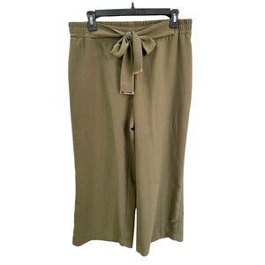 CALVIN KLEIN Olive Green Capri Pants Medium